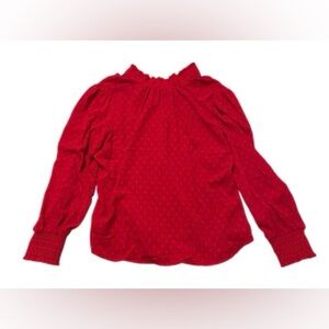 LOFT Red Blouse NWT